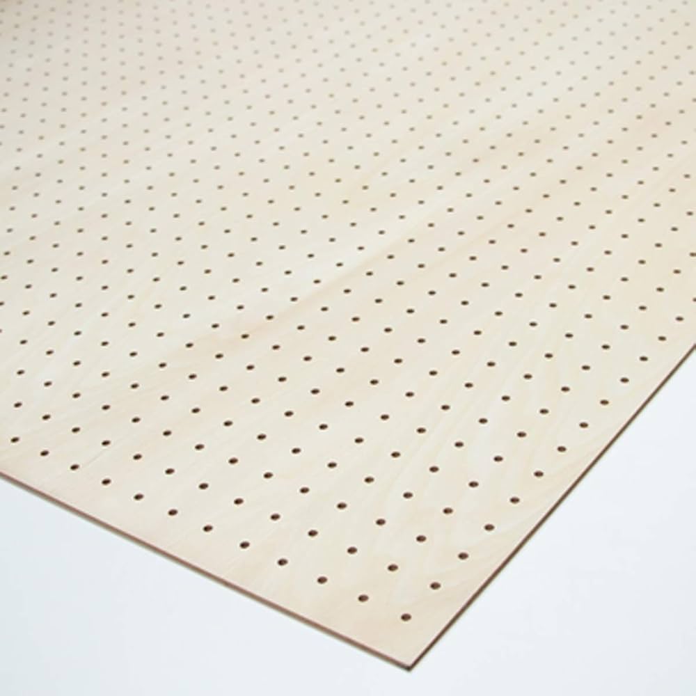 Amazon.co.jp: 川島材木店 シナ有孔ベニヤ 厚4mm 1825x915mm 3'x6